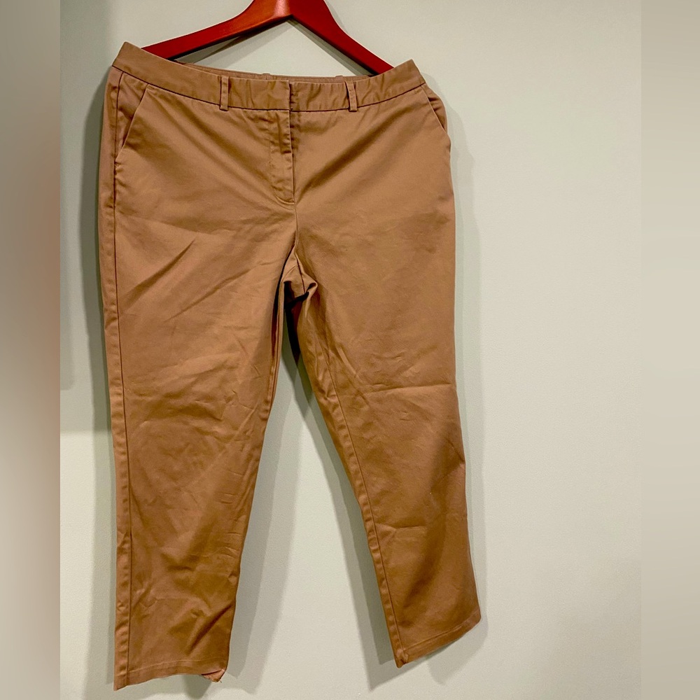 In excellent condition size6 dress pants in tan color.